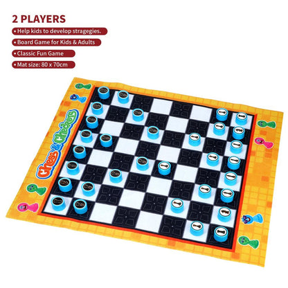 Chess & Checkers Family Play Mat