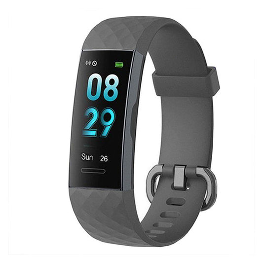 Waterproof Bluetooth Fitness Tracker with Heart Monitor (IP67),  Black