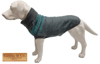 Pet Jumper Teal & Grey