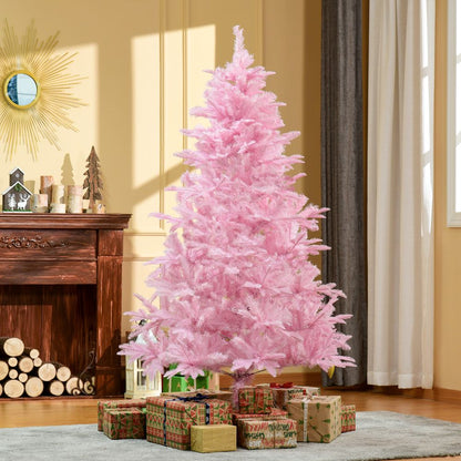 Pink Artificial Christmas Tree 6ft