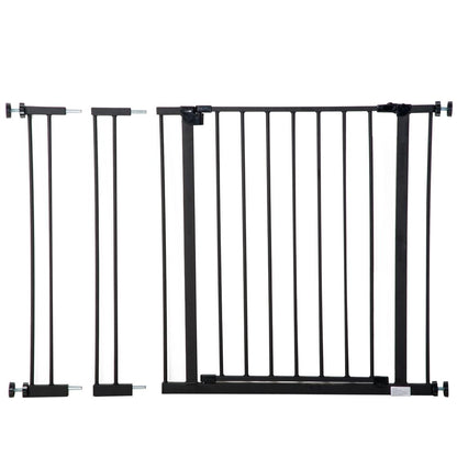 Dog Stair Gate Pressure Fit Black