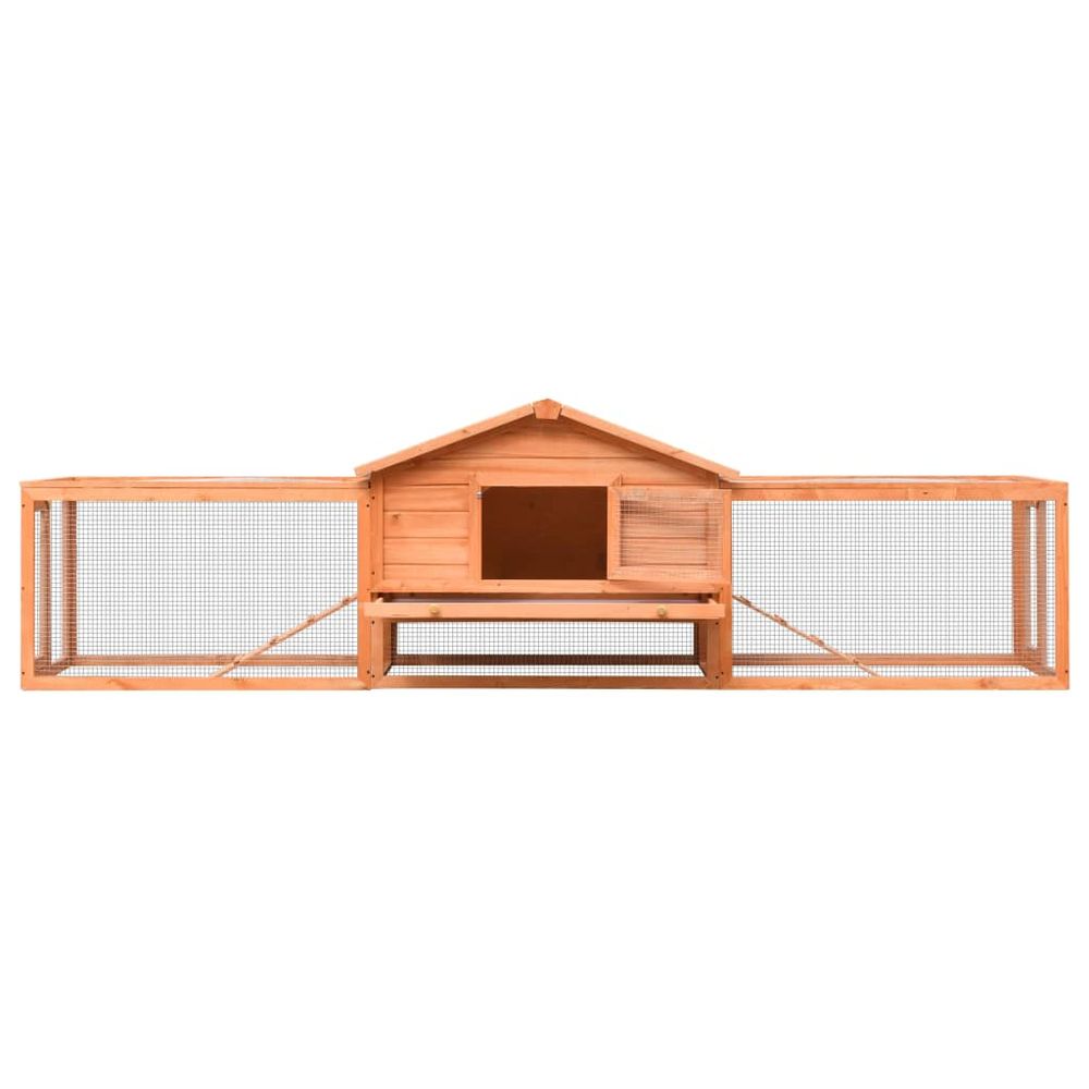 Large Wooden Rabbit Hutch