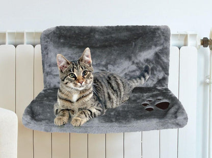 Grey Cat Radiator Bed