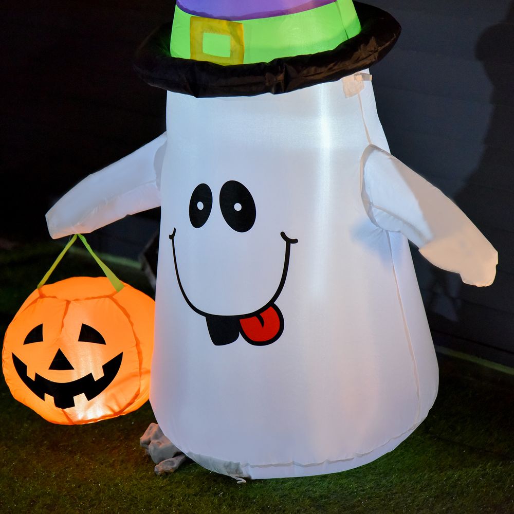 Witch Ghost 1.2m Inflatable Halloween LED Weather-Resistant