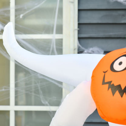 Inflatable 6FT 1.8m Ghost & Pumpkin Halloween LED