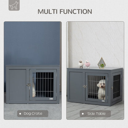 Dog Crate Small Medium Dogs With Two Lockable Doors