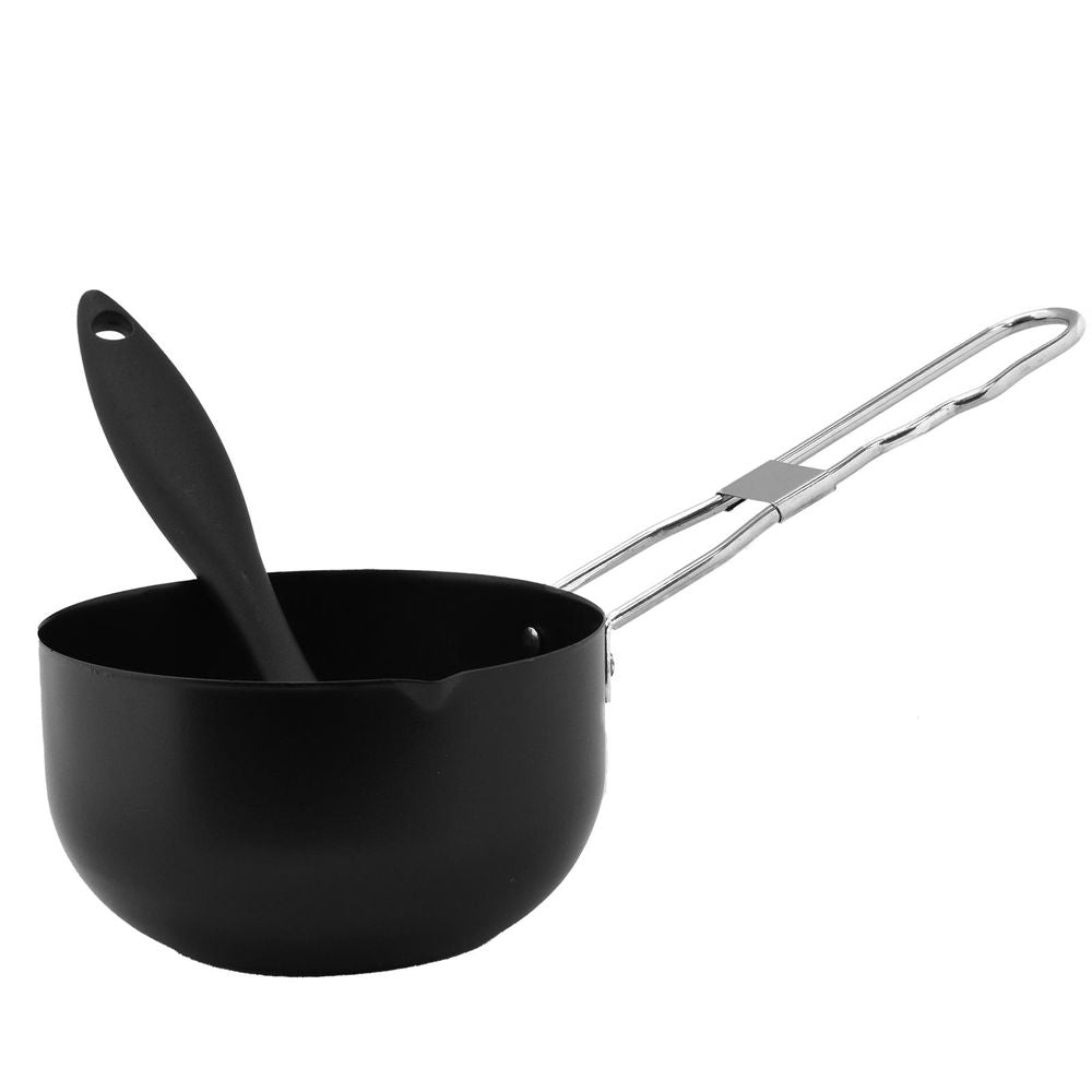 BBQ Steel Saucepan Set with Silicone Basting Brush