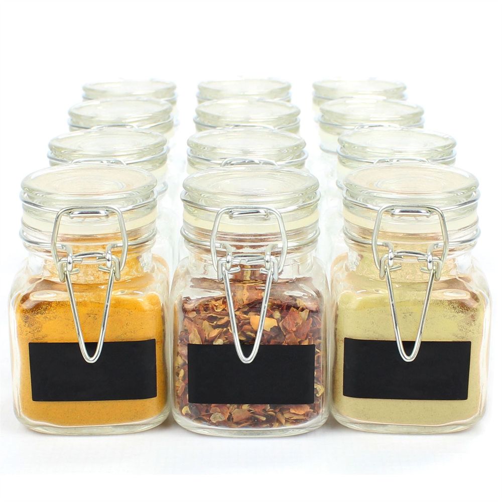 Mini Glass Jars x12