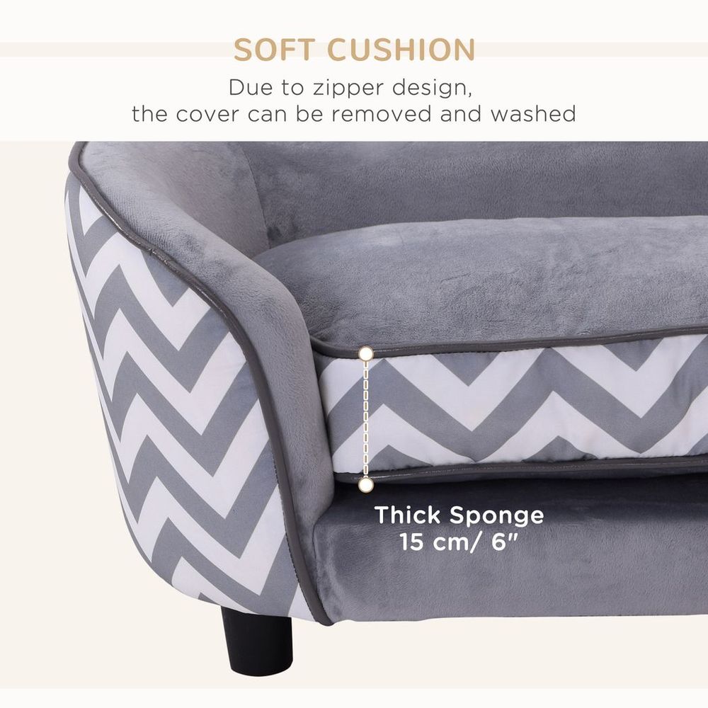 XS Pet Sofa in Grey