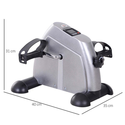 Portable Mini Exercise Bike, Silver