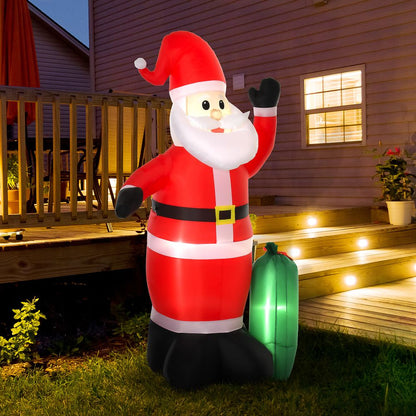 LED Inflatable Christmas Santa Claus 7.5ft