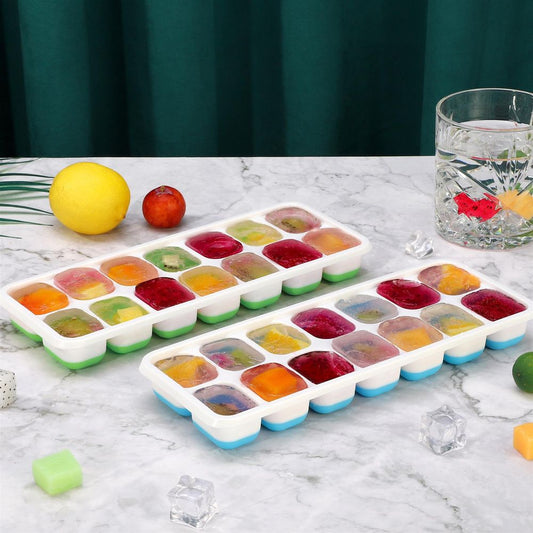 Silicone Ice Cube Trays 4 Pack