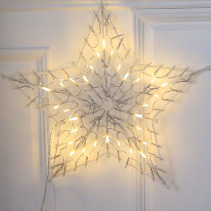 LED Christmas Star Decoration White Light