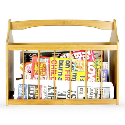 Magazine and Newspaper Holder Bamboo