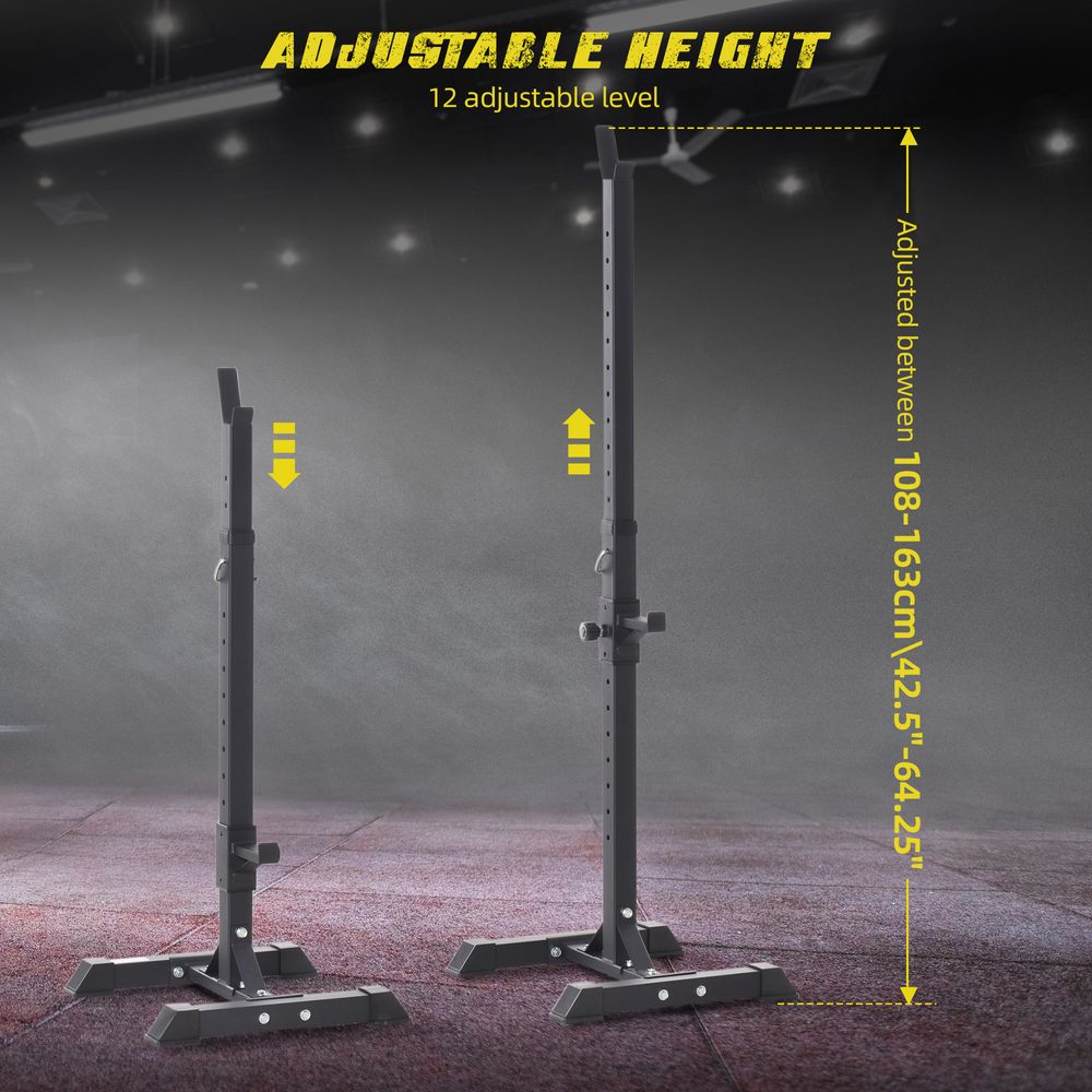 Barbell Squat Stand with Weight Stand