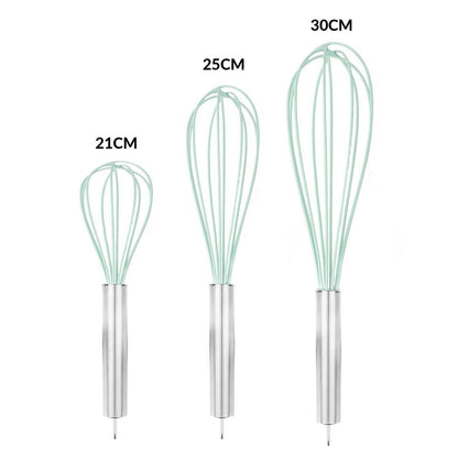 Silicone Whisks - Set of 3