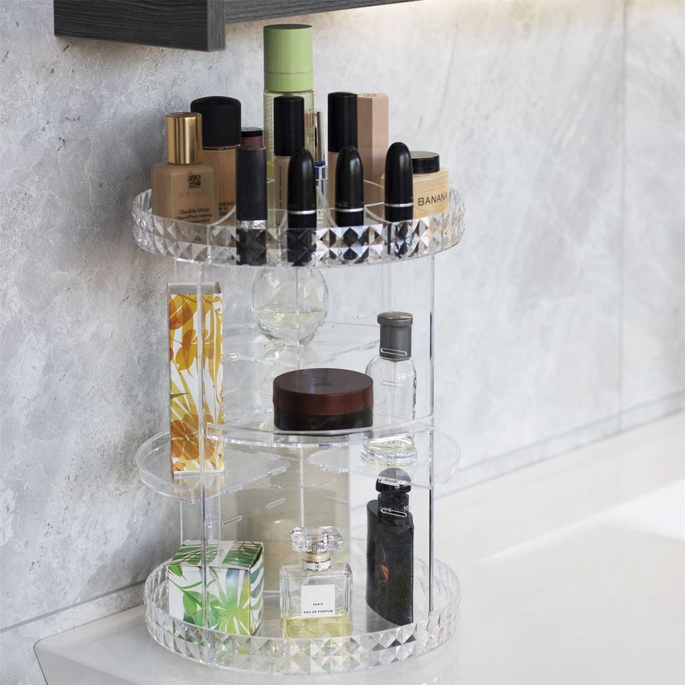 360-Degree Rotating Makeup Organiser