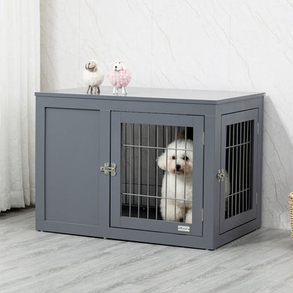 Dog Crate Small Medium Dogs With Two Lockable Doors