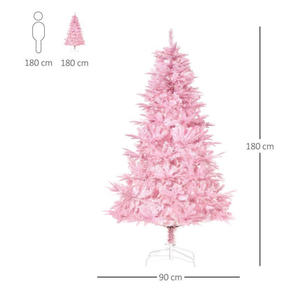 Pink Artificial Christmas Tree 6ft