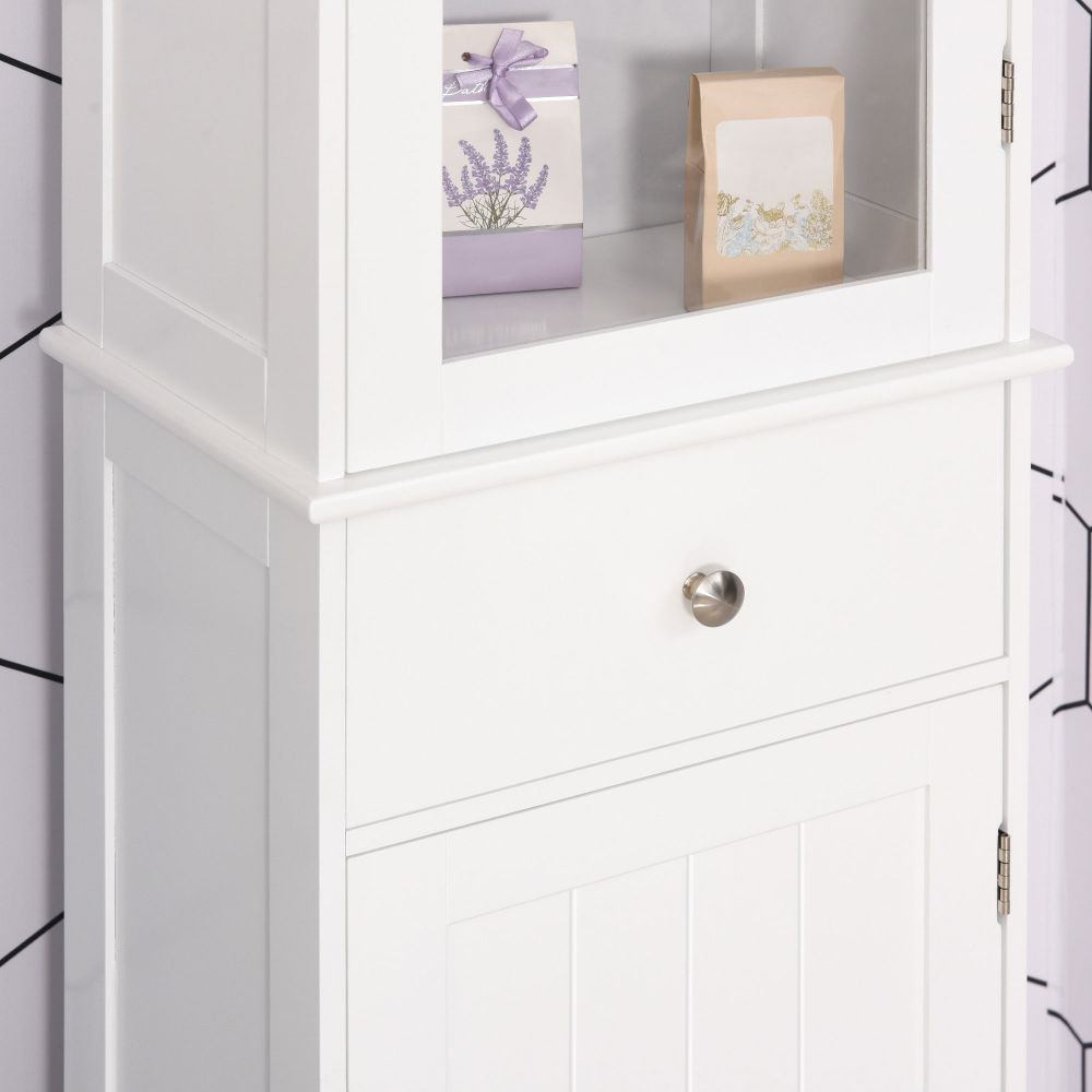 White Bathroom Storage Cabinet