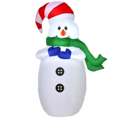 LED Inflatable Standing Snowman 4ft