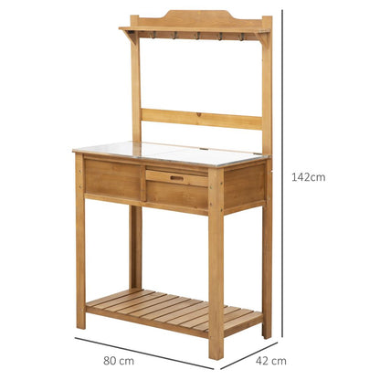 Garden Potting Table Workstation