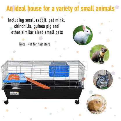 Small Animal Cage with Wheels