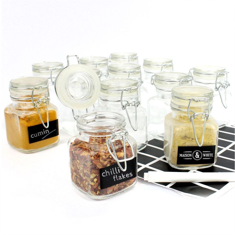 Mini Glass Jars x12