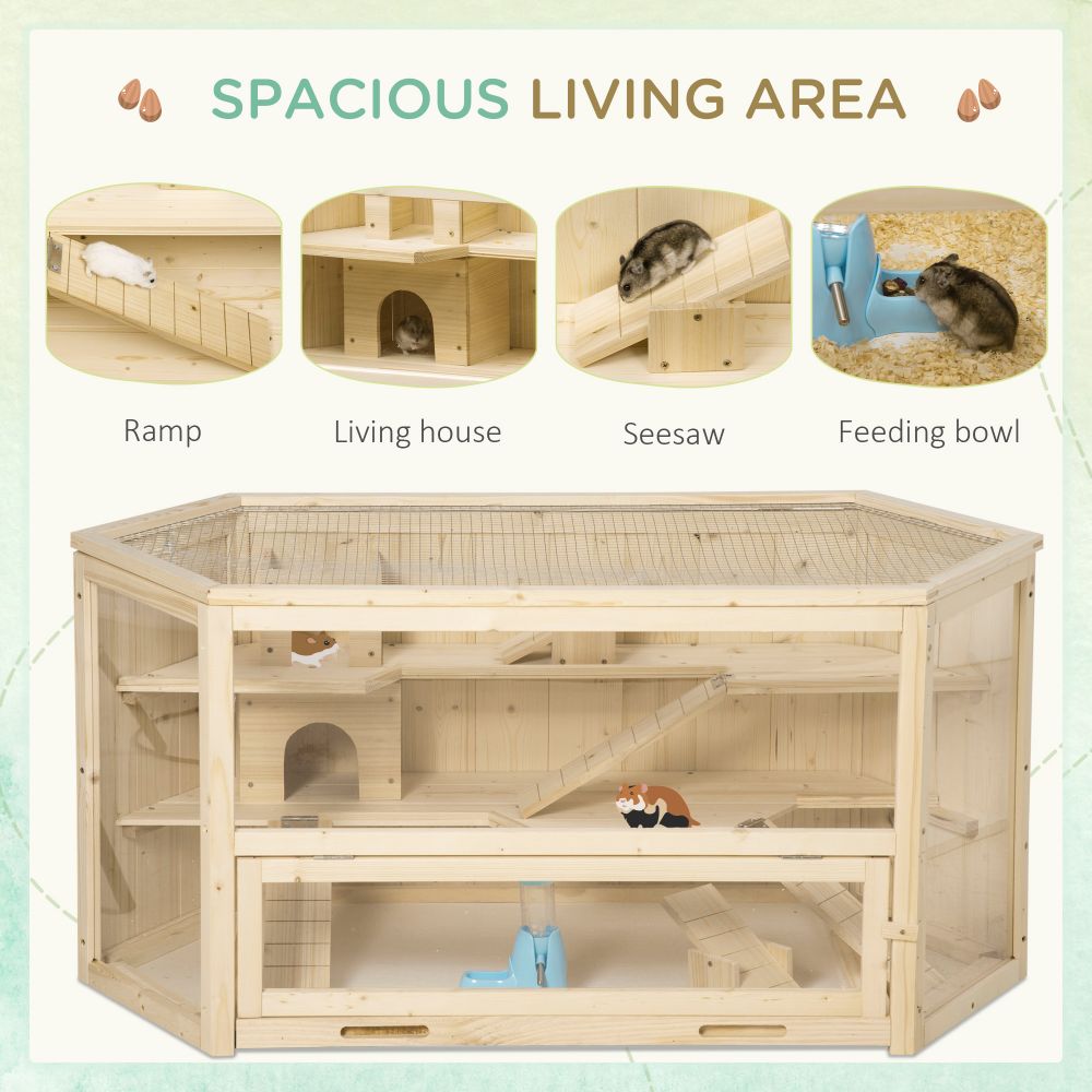 Hamster Gerbil 3-Tier Play Centre