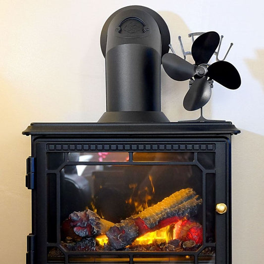 4 Blade Heat Powered Stove Fan