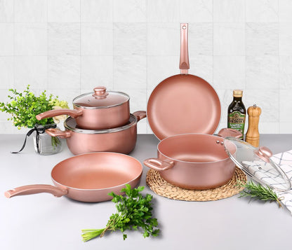 Pan Set Rose Gold 8pc