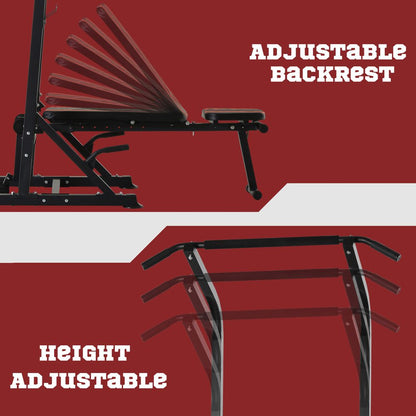 Adjustable Dip Stands, Multi-Functional