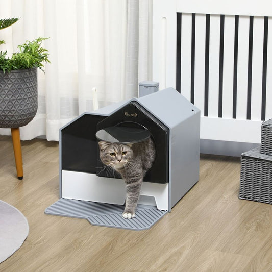 Cat Litter Tray Hooded with Scoop