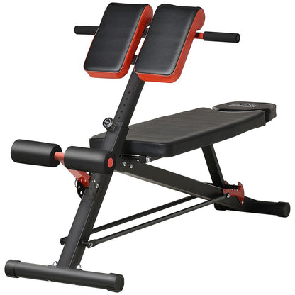 Adjustable Hyper Dumbbell Bench: Multifunctional Fitness, Black