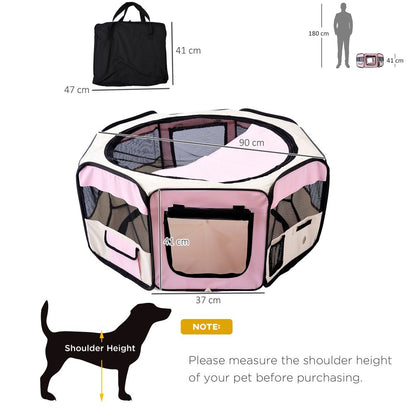 Pink Pet Play Pen