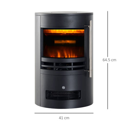 Realistic Charcoal Electric Fireplace 900w and 1800w Settings