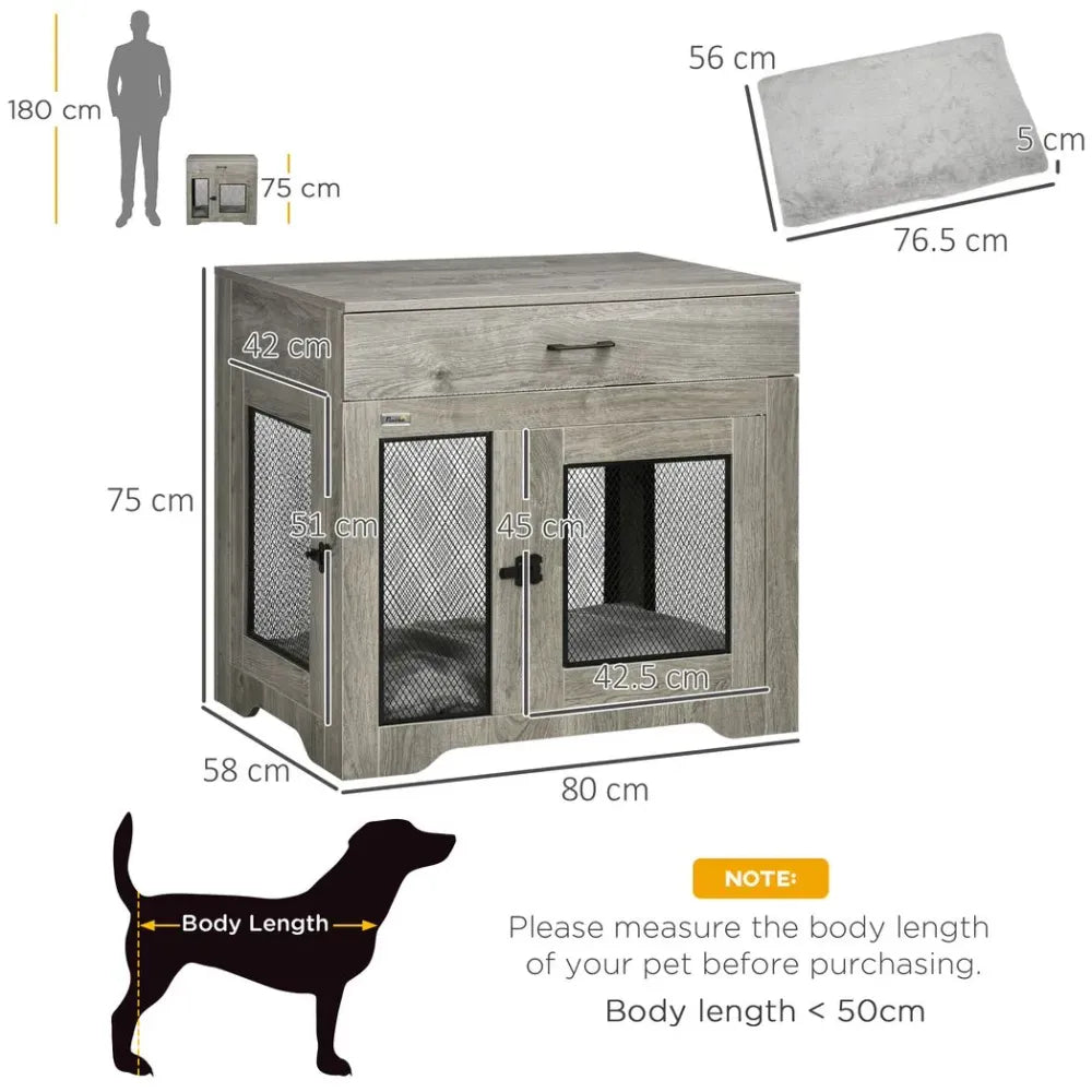 Medium Dogs Double Door Dog House