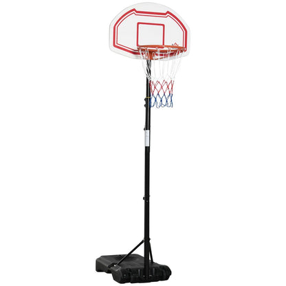 Adjustable Outdoor Basketball Stand with Wheels