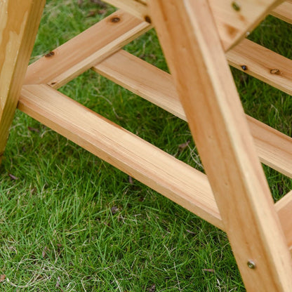 Wooden Planter Bed with Storage