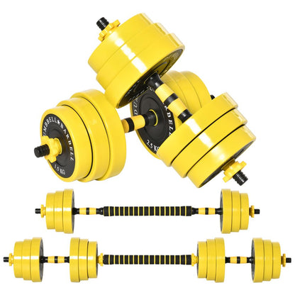 Dumbbells Set With Plate Bar 25kg