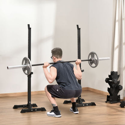 Barbell Squat Stand with Weight Stand