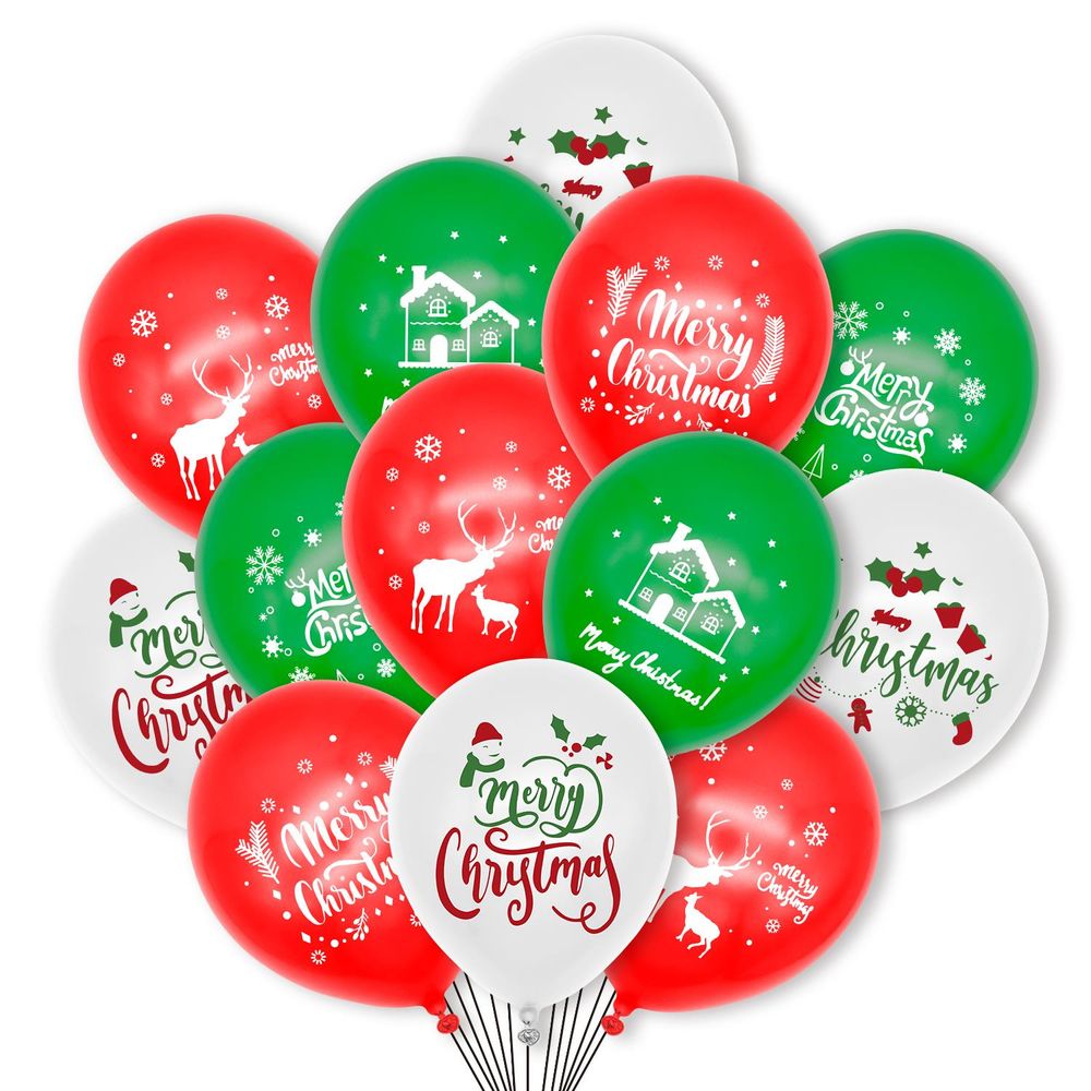 Assorted Christmas Party Balloons