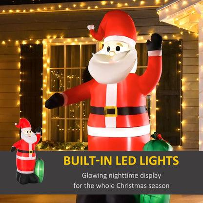 LED Inflatable Christmas Santa Claus 7.5ft