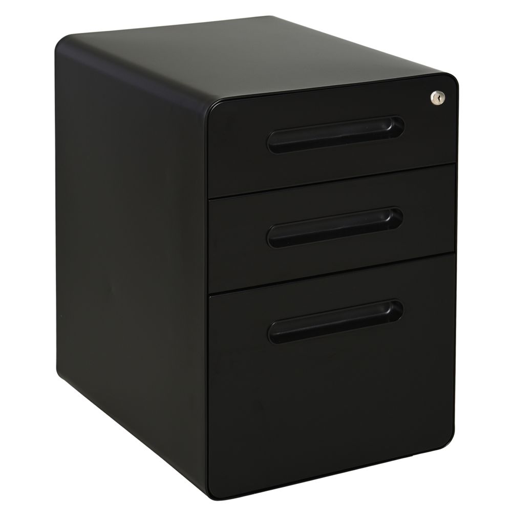 Modern Steel Filing Cabinet 3 Drawer