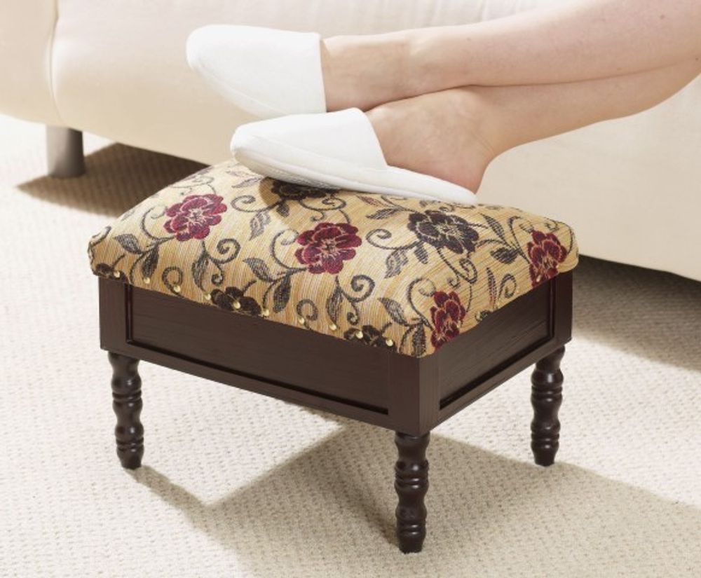 Storage Footstool Floral