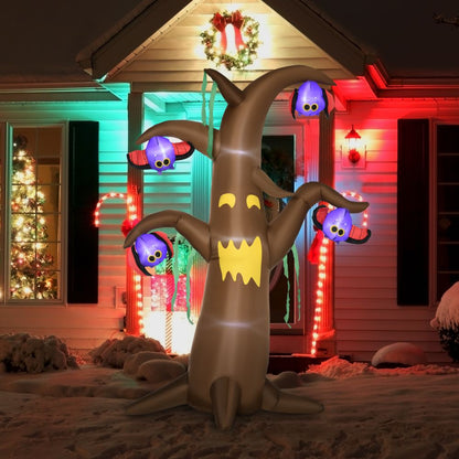 Inflatable Halloween Haunted Tree with Bats