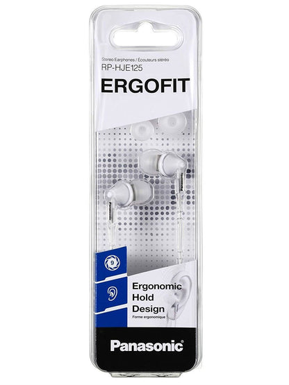 Ergonomical Earphones in White Panasonic