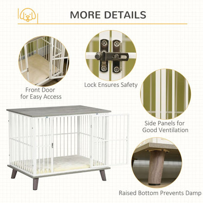 Dog Crate Side End Table