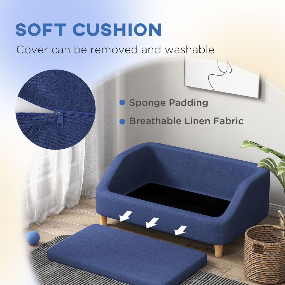 Large Pet Sofa in Blue