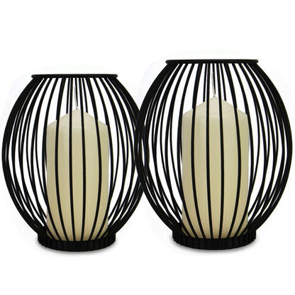 Cage Candle Holders x2